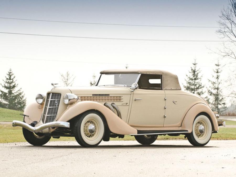  Auburn 851 Supercharged Dual Ratio Cabriolet 1935 года  (фото 10 из 28)